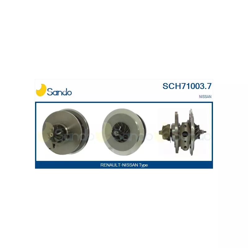 Groupe carter, turbocompresseur SANDO SCH71003.7