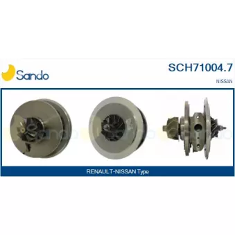 Groupe carter, turbocompresseur SANDO SCH71004.7