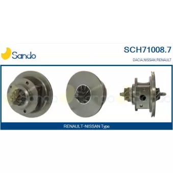 Groupe carter, turbocompresseur SANDO SCH71008.7
