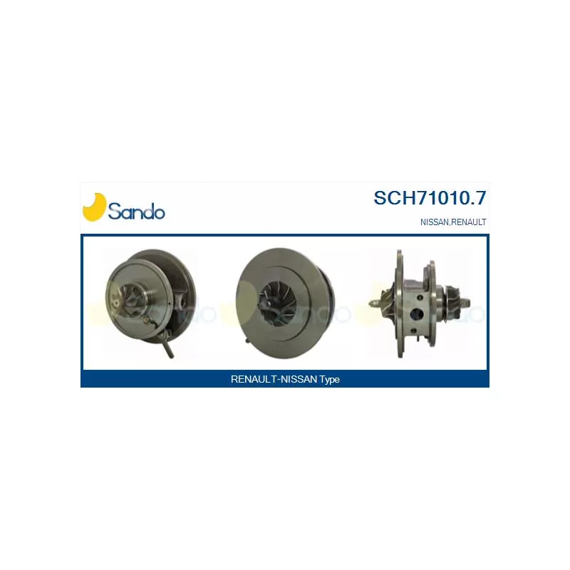 Groupe carter, turbocompresseur SANDO SCH71010.7