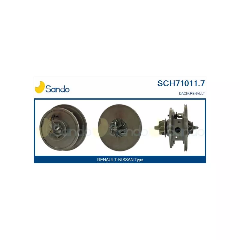 Groupe carter, turbocompresseur SANDO SCH71011.7