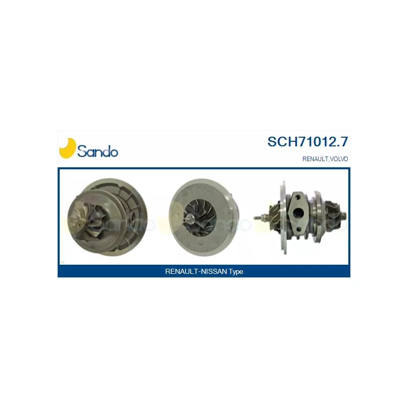 Groupe carter, turbocompresseur SANDO SCH71012.7