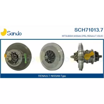 Groupe carter, turbocompresseur SANDO SCH71013.7