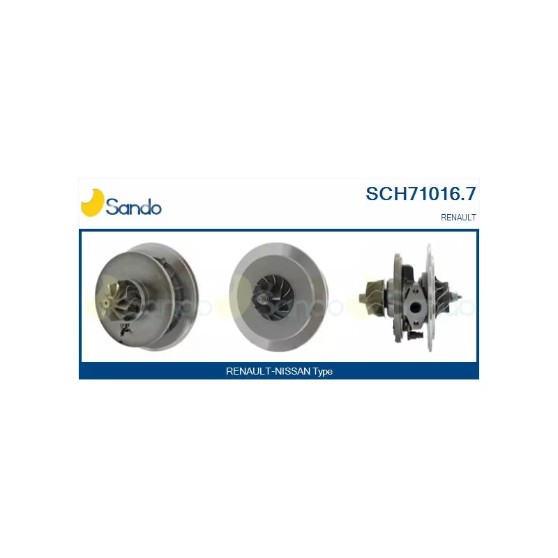 Groupe carter, turbocompresseur SANDO SCH71016.7
