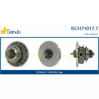 Groupe carter, turbocompresseur SANDO SCH71017.7