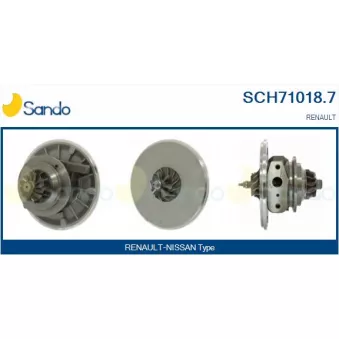 Groupe carter, turbocompresseur SANDO SCH71018.7