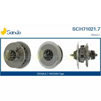 Groupe carter, turbocompresseur SANDO SCH71021.7