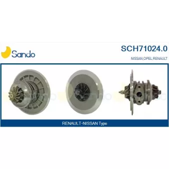 Groupe carter, turbocompresseur SANDO SCH71024.0