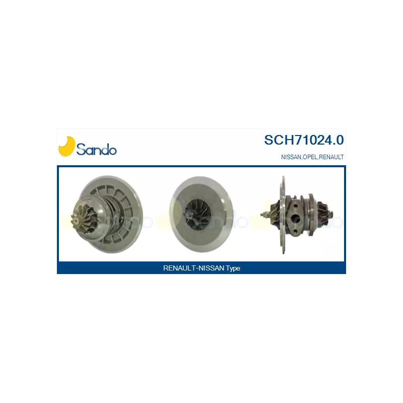 Groupe carter, turbocompresseur SANDO SCH71024.0