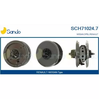 Groupe carter, turbocompresseur SANDO SCH71024.7