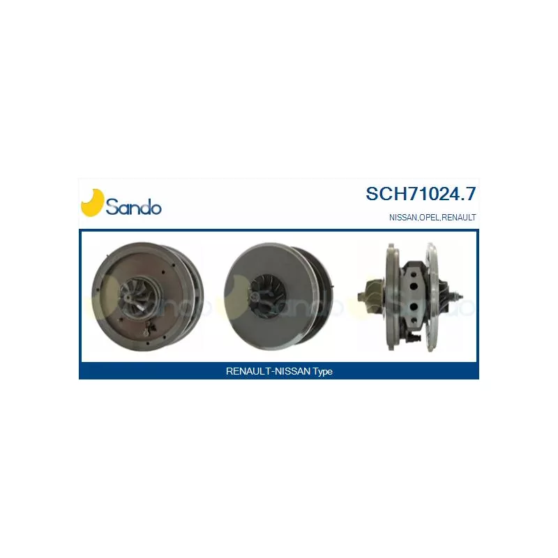 Groupe carter, turbocompresseur SANDO SCH71024.7