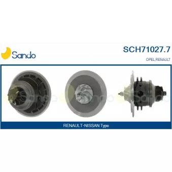Groupe carter, turbocompresseur SANDO SCH71027.7