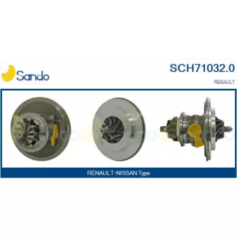 Groupe carter, turbocompresseur SANDO SCH71032.0