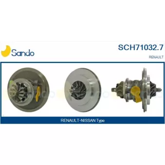 Groupe carter, turbocompresseur SANDO SCH71032.7
