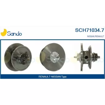 Groupe carter, turbocompresseur SANDO SCH71034.7