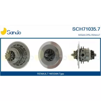 Groupe carter, turbocompresseur SANDO SCH71035.7
