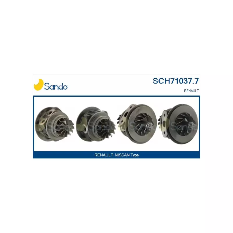 Groupe carter, turbocompresseur SANDO SCH71037.7