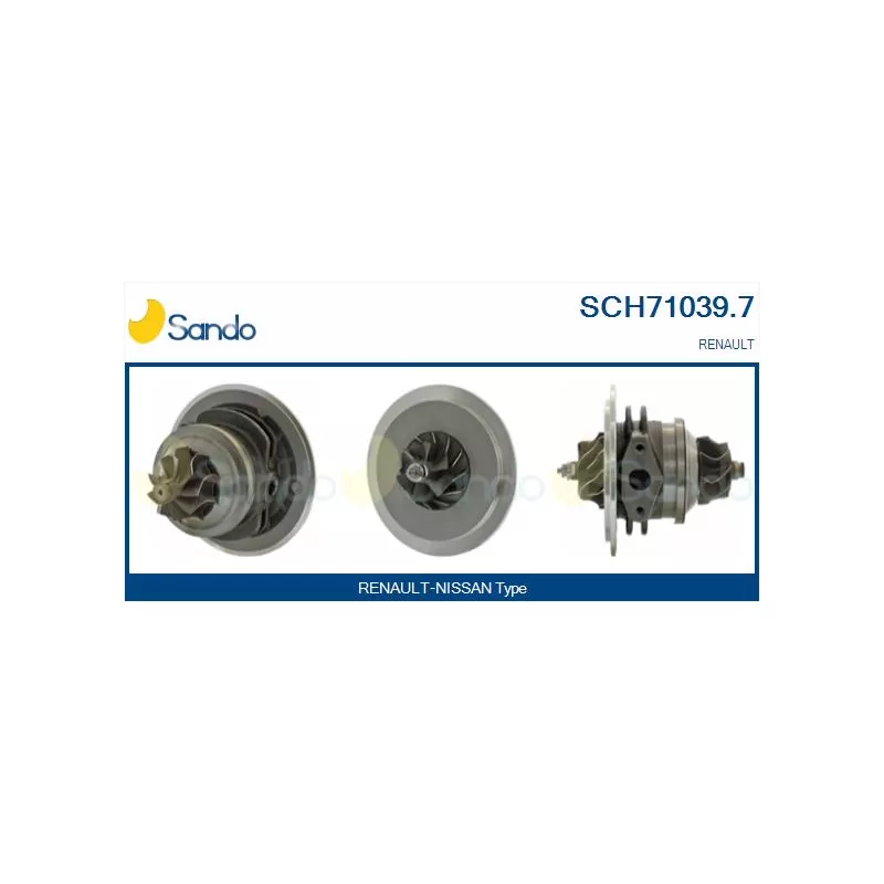 Groupe carter, turbocompresseur SANDO SCH71039.7