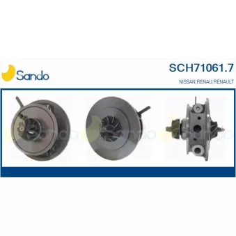 Groupe carter, turbocompresseur SANDO SCH71061.7