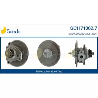 Groupe carter, turbocompresseur SANDO SCH71062.7