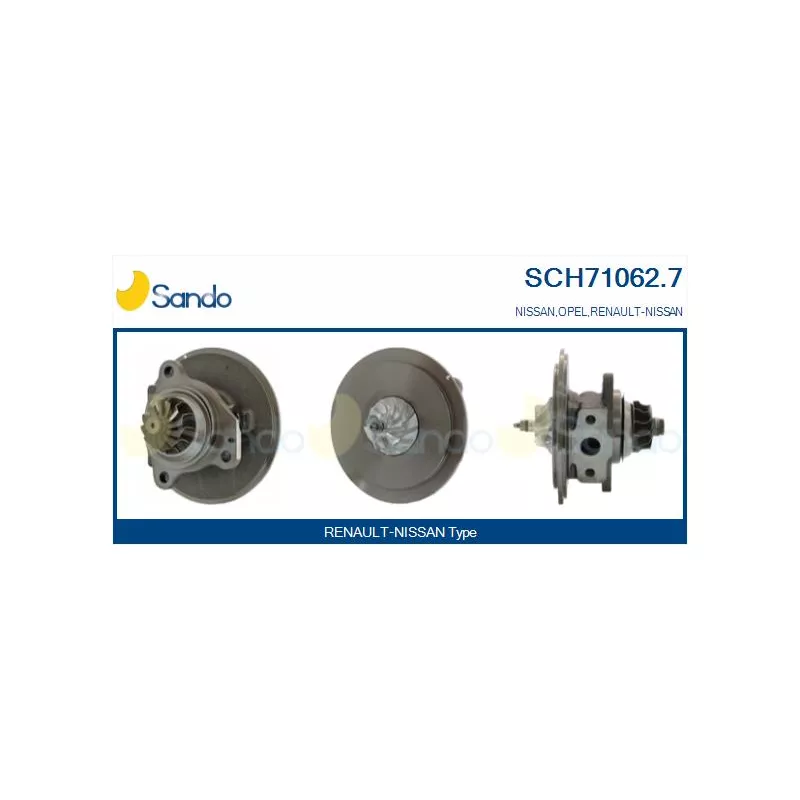 Groupe carter, turbocompresseur SANDO SCH71062.7