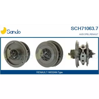 Groupe carter, turbocompresseur SANDO SCH71063.7