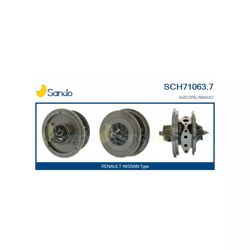 Groupe carter, turbocompresseur SANDO SCH71063.7