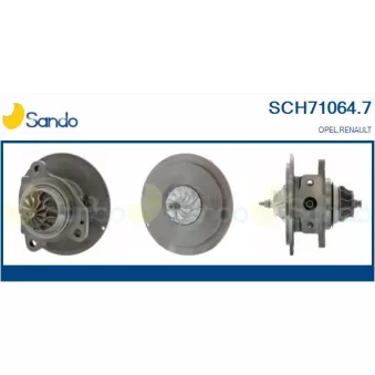 Groupe carter, turbocompresseur SANDO SCH71064.7