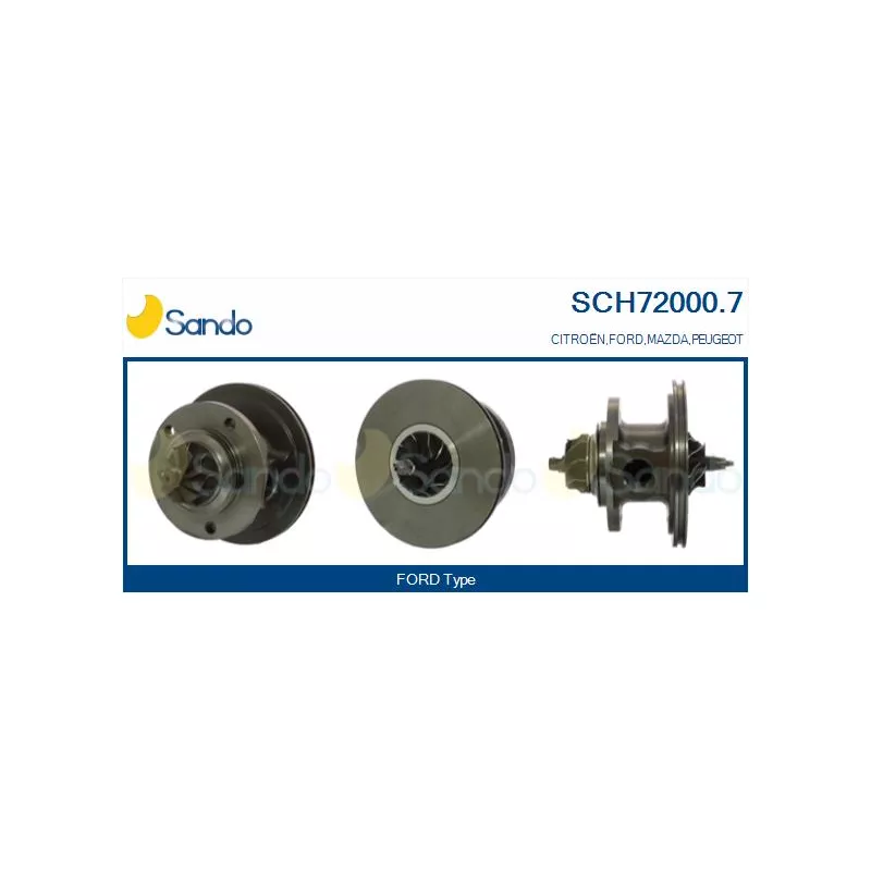 Groupe carter, turbocompresseur SANDO SCH72000.7