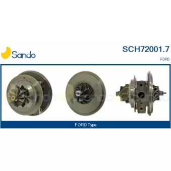 Groupe carter, turbocompresseur SANDO SCH72001.7