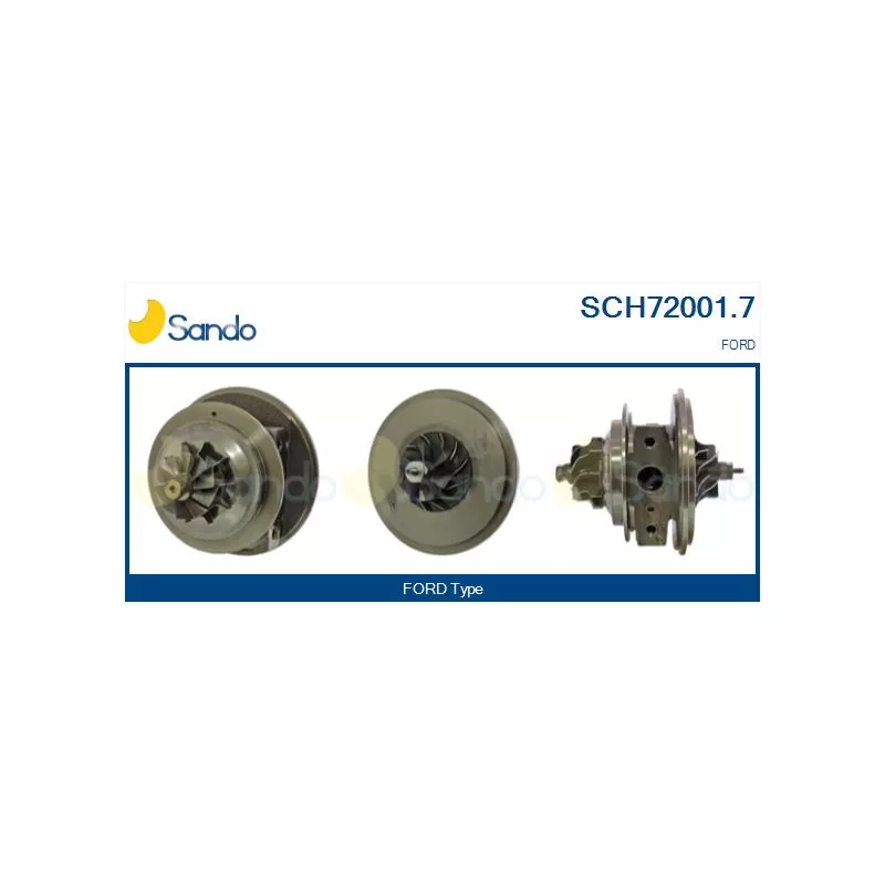 Groupe carter, turbocompresseur SANDO SCH72001.7