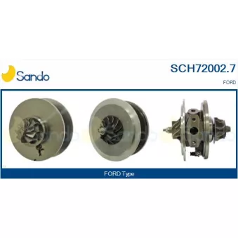 Groupe carter, turbocompresseur SANDO SCH72002.7