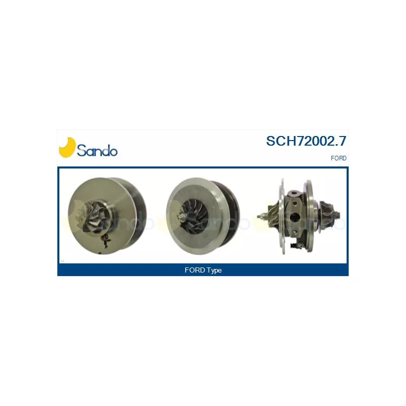 Groupe carter, turbocompresseur SANDO SCH72002.7