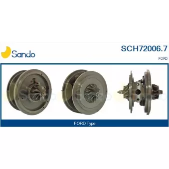 Groupe carter, turbocompresseur SANDO SCH72006.7