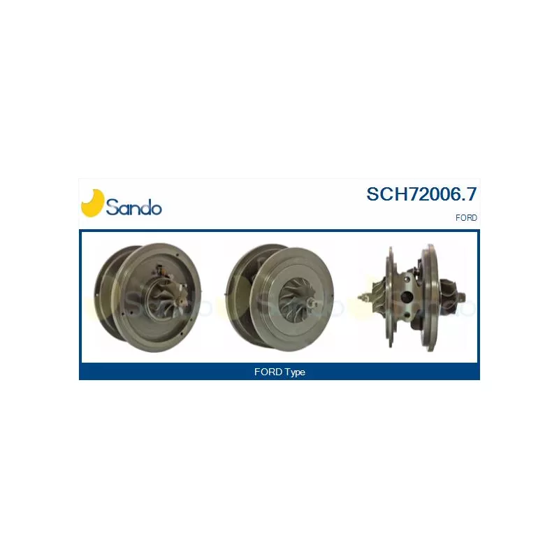 Groupe carter, turbocompresseur SANDO SCH72006.7