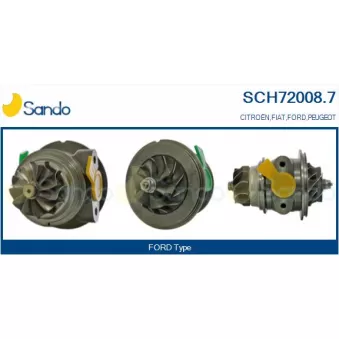 Groupe carter, turbocompresseur SANDO SCH72008.7