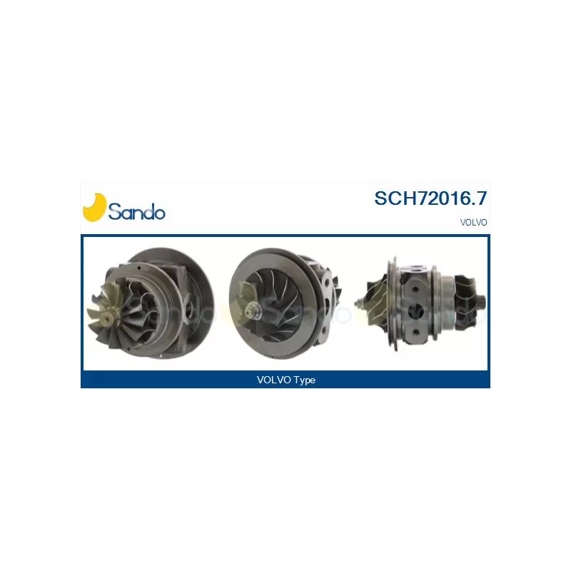 Groupe carter, turbocompresseur SANDO SCH72016.7