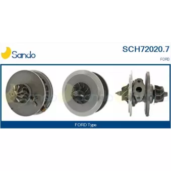 Groupe carter, turbocompresseur SANDO SCH72020.7