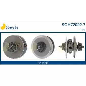 Groupe carter, turbocompresseur SANDO SCH72022.7