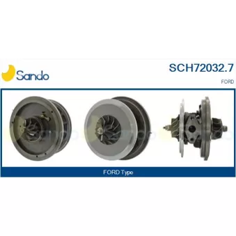 Groupe carter, turbocompresseur SANDO SCH72032.7