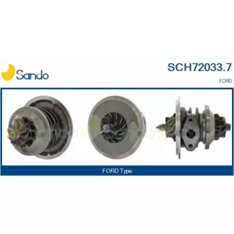 Groupe carter, turbocompresseur SANDO SCH72033.7