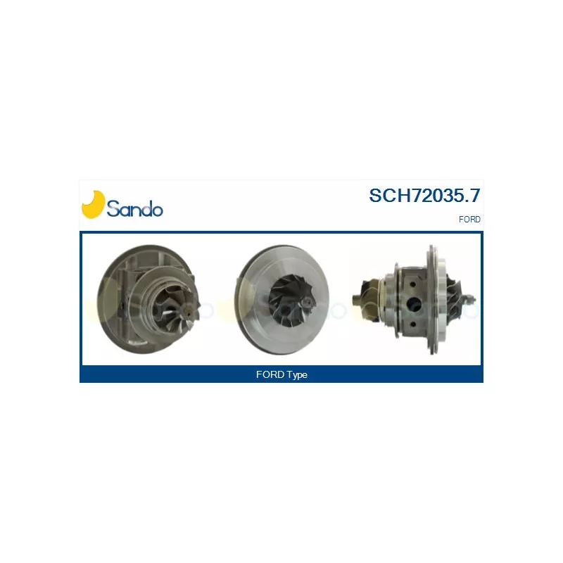 Groupe carter, turbocompresseur SANDO SCH72035.7