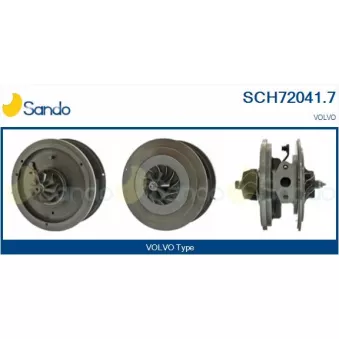 Groupe carter, turbocompresseur SANDO SCH72041.7