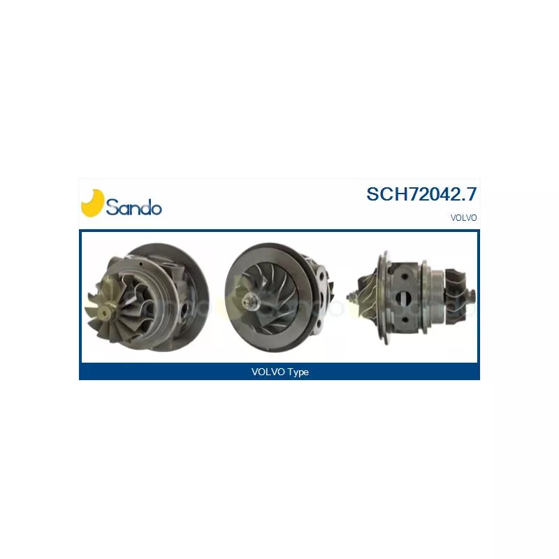 Groupe carter, turbocompresseur SANDO SCH72042.7