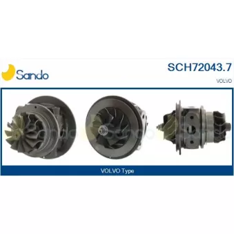 Groupe carter, turbocompresseur SANDO SCH72043.7