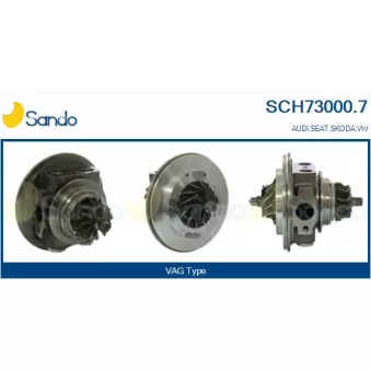 Groupe carter, turbocompresseur SANDO SCH73000.7