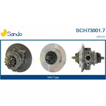 Groupe carter, turbocompresseur SANDO SCH73001.7
