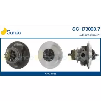 Groupe carter, turbocompresseur SANDO SCH73003.7