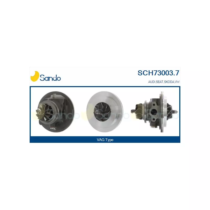 Groupe carter, turbocompresseur SANDO SCH73003.7