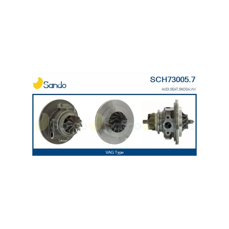Groupe carter, turbocompresseur SANDO SCH73005.7